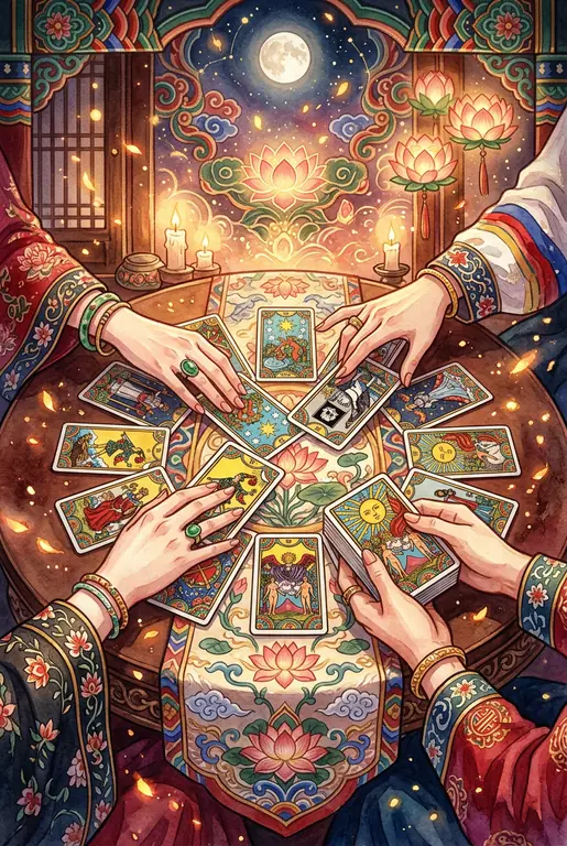 친구와 함께하는 타로 모임 가이드: 8명 이하가 최적