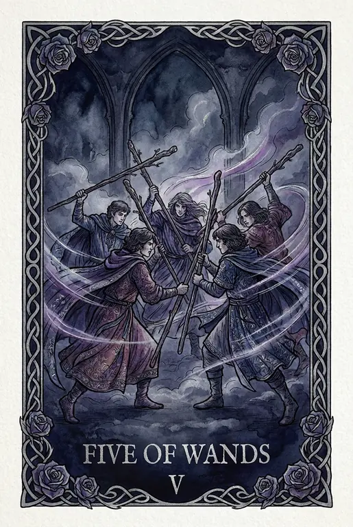 Five of Wands
